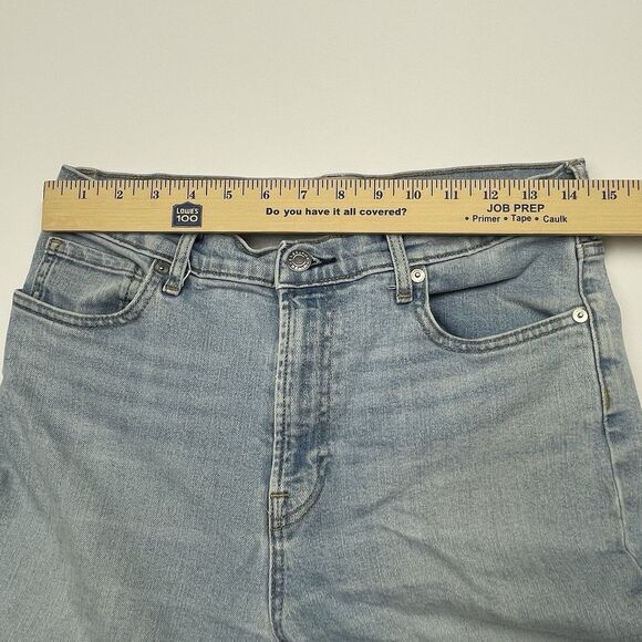 Everlane Jeans High Rise Straight Leg Light Wash Women's Size 31 Regular - Picture 7 of 12